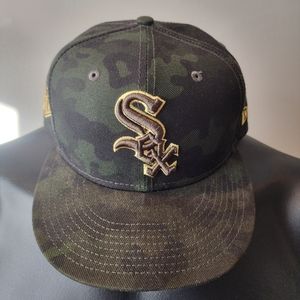 White Sox Camo Hat Newera